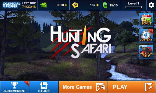 Hunting Safari 3D mod apk unlimited money and gold v1.7 screenshot 3