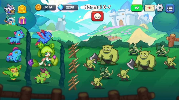 Monsters Clash Idle RPG Games mod apk unlimited money v1.1.04 screenshot 1