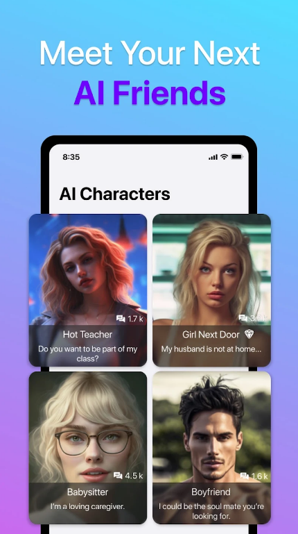 Chatty AI Roleplay Characters Mod Apk 1.3.4 Unlocked Everything