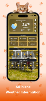 Cat & Dog Weather app download for android v1.0.0 screenshot 2