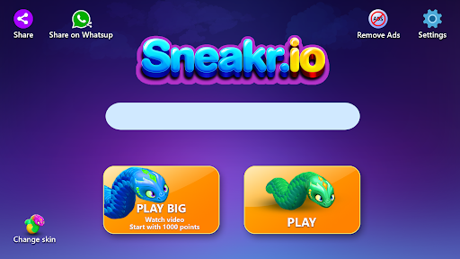 Sneak.io Snake Game mod apk unlimited money v0.20 screenshot 3