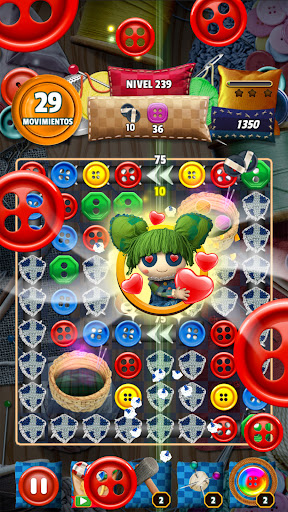 Button Eyed Rag Doll Match 3 mod apk unlimited money and gemsͼƬ1