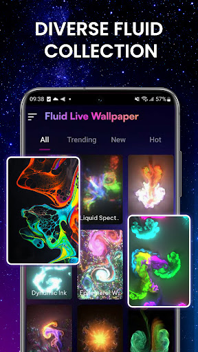 Magic Fluid 4D Live Wallpaper Mod Apk Premium UnlockedͼƬ1