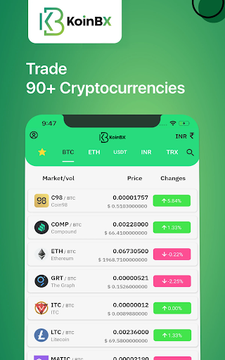 KoinBX exchange app download for android