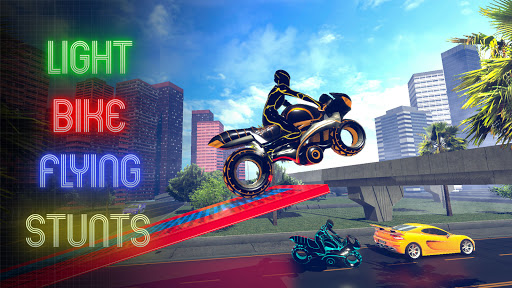 Light Bike Flying Stunts mod apk latest version v2.15.4 screenshot 3