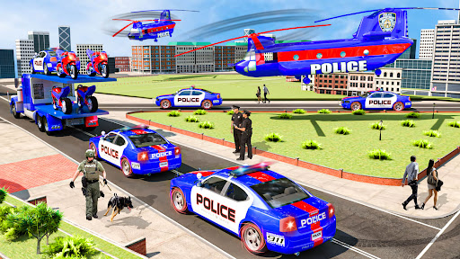 Police Transport Car Parking mod apk unlimited money v5.81 screenshot 1