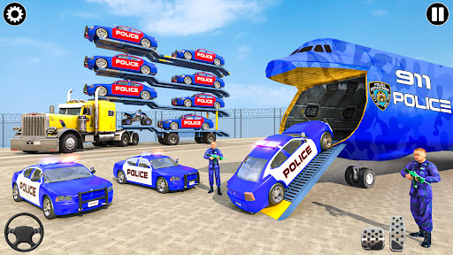 Police Transport Car Parking mod apk unlimited money