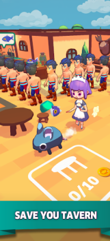 Fantasy Tavern Mod Apk Unlimited Money and Gems v1.4 screenshot 2