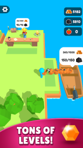 Lumber Farm Wood Carving Idle mod apk unlimited money v223 screenshot 4
