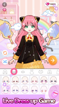 Live Star Doll Dress Up Games mod apk unlimited money and gems v1.0.9 screenshot 6