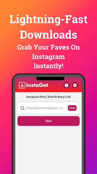 InstaGet Instagram Downloader Mod Apk Premium Unlocked v1.0.4 screenshot 1