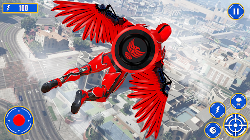 Flying Pigeon Robot Car Game mod apk unlimited money