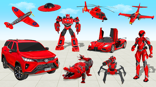 Flying Prado Car Robot Game mod apk unlimited moneyͼƬ1