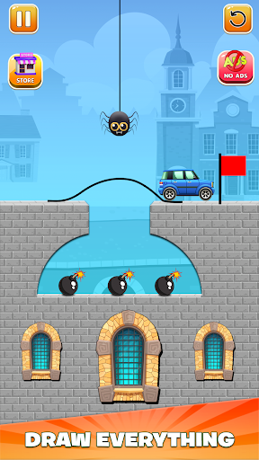 Draw Bridge Rush to Rescue mod apk no ads