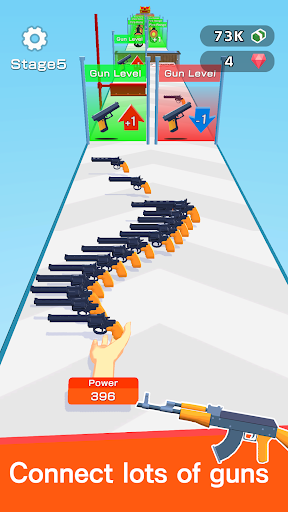 Merge Gun Stack Mod Apk Unlimited Money and Gems