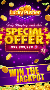 Lucky Cash Pusher Coin Games mod apk unlimited coins no ads v3.0 screenshot 1