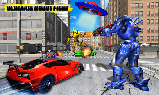 Taxi Helicopter Car Robot Game mod apk unlocked everything