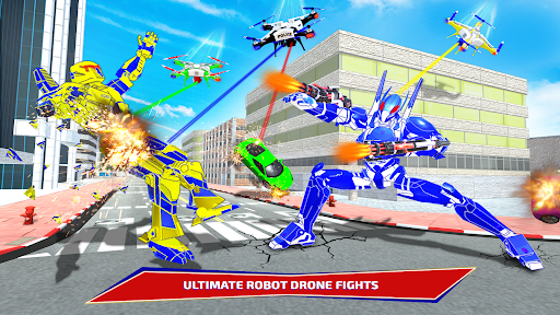 Police Eagle Robot Car Game 3d mod apk unlimited money