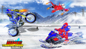 Snow Bike Transform Robot Game mod apk download v1.0.87 screenshot 2