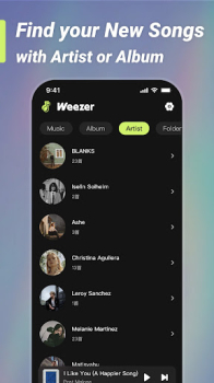 Weezer Lite MP3 Music player mod apk premium unlocked v1.1.0 screenshot 3