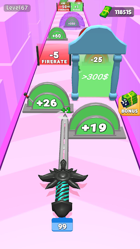 Sword Run Master Knife Game mod apk unlimited money  1.0.7 screenshot 4