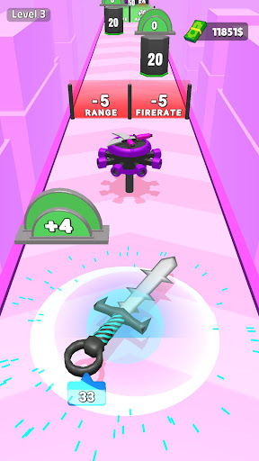 Sword Run Master Knife Game mod apk unlimited money  1.0.7 screenshot 3