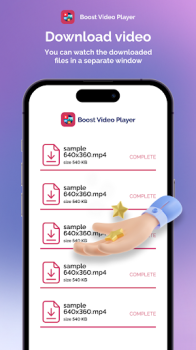 Boost Video Player mod apk premium unlocked no ads v3.4 screenshot 1