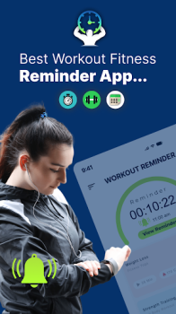 Workout Fitness Reminder mod apk premium unlocked v1.0.14 screenshot 1