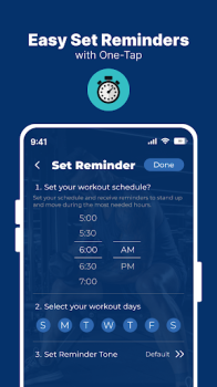 Workout Fitness Reminder mod apk premium unlocked v1.0.14 screenshot 2