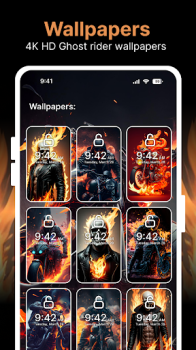 Ghost Rider Zip Screen Lock mod apk unlocked everything v1.0.17 screenshot 1