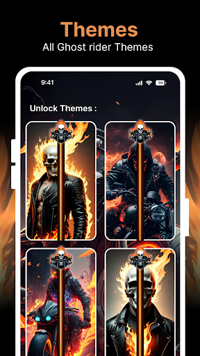 Ghost Rider Zip Screen Lock mod apk unlocked everything