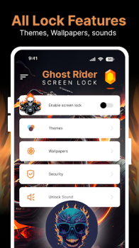 Ghost Rider Zip Screen Lock mod apk unlocked everything v1.0.17 screenshot 3