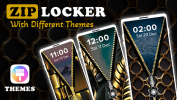 Screen Lock Gold Zip Locker mod apk download v1.0.22 screenshot 2
