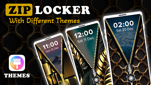 Screen Lock Gold Zip Locker mod apk download v1.0.15 screenshot 2