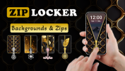 Screen Lock Gold Zip Locker mod apk download v1.0.22 screenshot 3