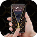 Screen Lock Gold Zip Locker mod apk download