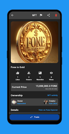 Fone Network AI Earning NFTs app download for android