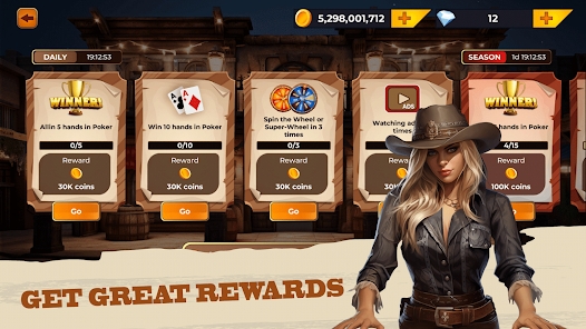 Poker Texas Holdem Cowboys apk download latest version  1.1.3 screenshot 4