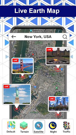 Earth Map Satellite View Live mod apk free downloadͼƬ1