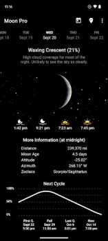 My Moon Phase Lunar Calendar mod apk download v4.6.2 screenshot 1