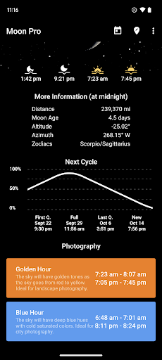 My Moon Phase Lunar Calendar mod apk download