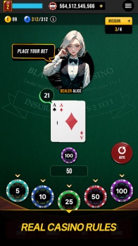 BLACKJACK CROWN apk Download for Android v1.0 screenshot 3