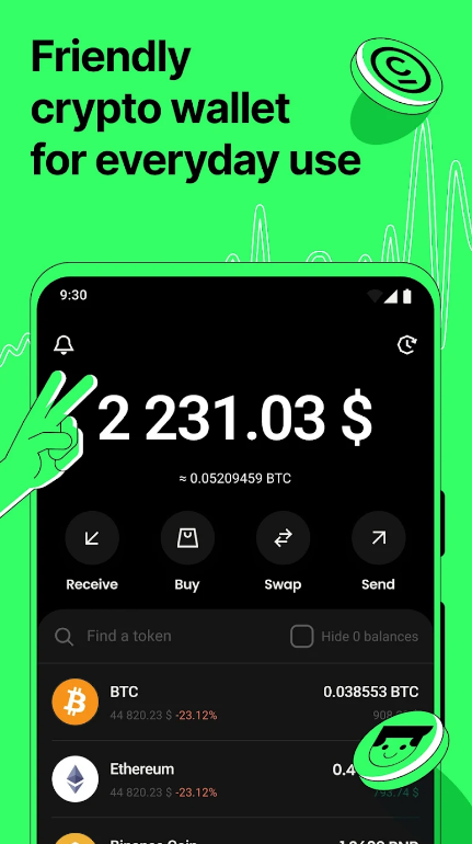 Crypto wallet Bitcoin & USDT App Download for AndroidͼƬ1