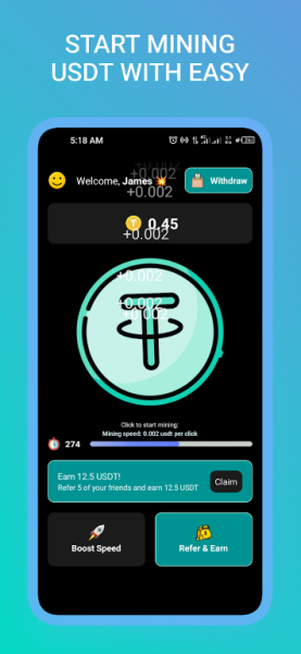USDT Cloud Miner App Download for Android