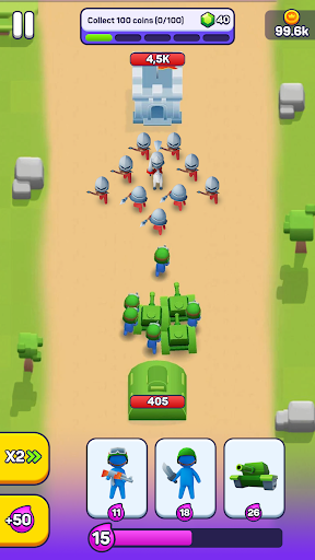 King of Warriors Mod Apk Unlimited Money and Gems