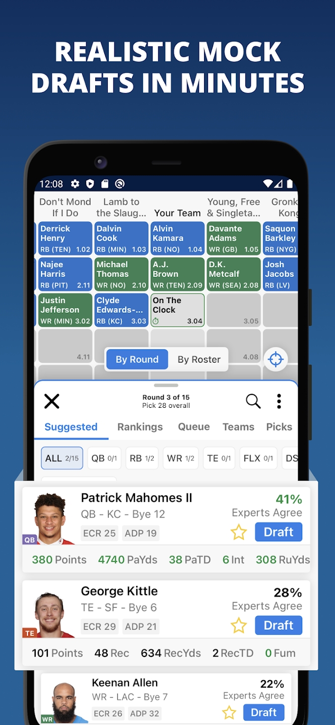 Fantasy Football Draft Wizard simulator app AndroidͼƬ1