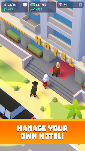 Idle Hotel Tycoon Empire Mod Apk Unlimited Money and Gems