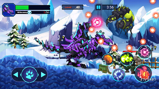 Mech Dinosaur War Mod Apk Unlimited Money and Gems v1.1.5 screenshot 2