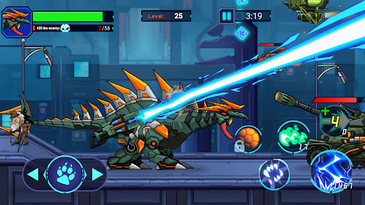 Mech Dinosaur War Mod Apk Unlimited Money and Gems v1.1.5 screenshot 1