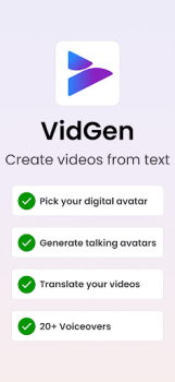 VidGen ai mod apk 2.2.0 premium unlocked unlimited everything v2.2.0 screenshot 1